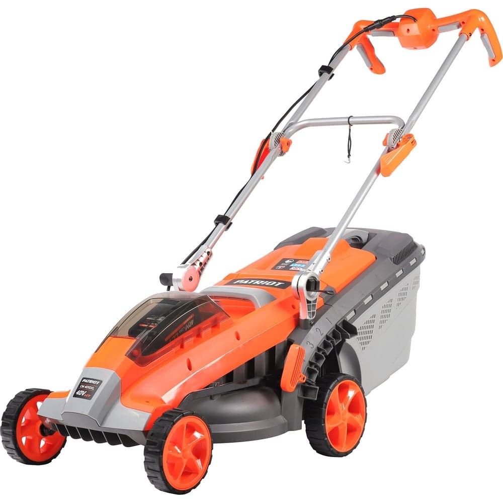 Газонокосилка аккумуляторная Patriot CM4010XL, 40B платформа LCT, 37см, бесщёточный дв.,травосб. 40л, одна АКБ(4,0А*ч) и ЗУ 250204010