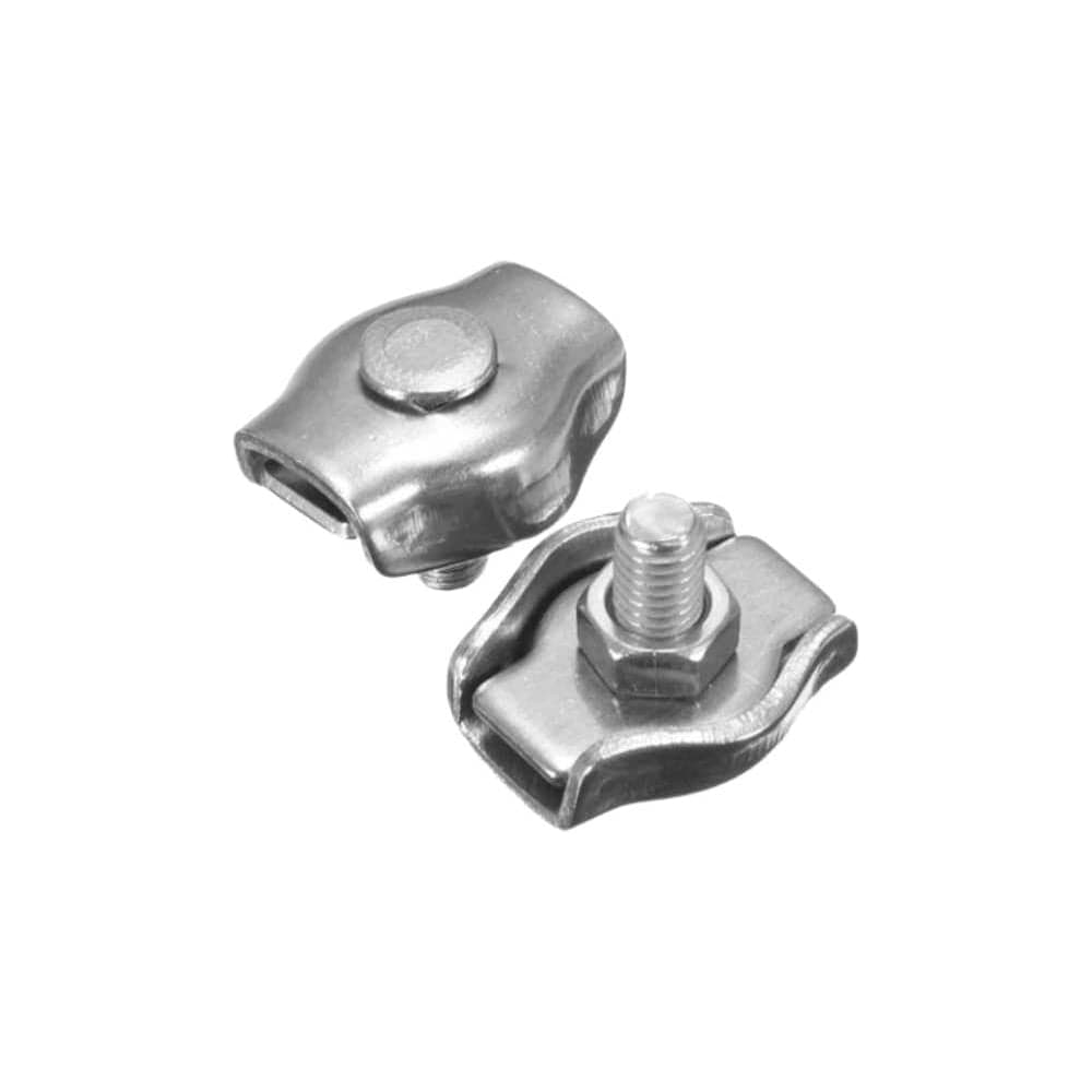 Зажим для стальных канатов STEELREX одинарный, SIMPLEX, цинк, 5 мм, упаковка 1 шт. 0521005000W100000110