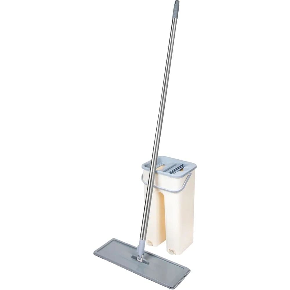 Швабра с отжимным ведром PERFECTO LINEA Scratch mop, бежевая 43-012024