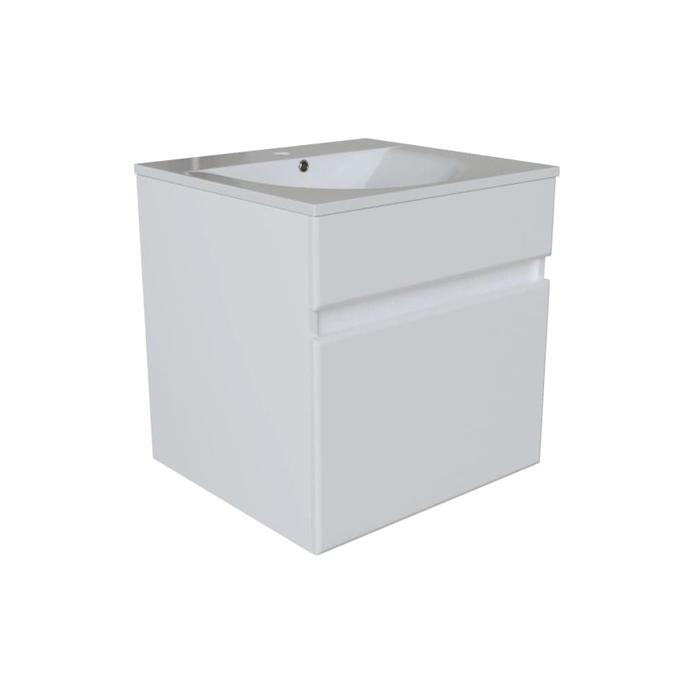 Тумба для ванной MIXLINE "БРИКС-50" подвесная, под раковину "Breeze 50" Sanita Luxe ПВХ 555003