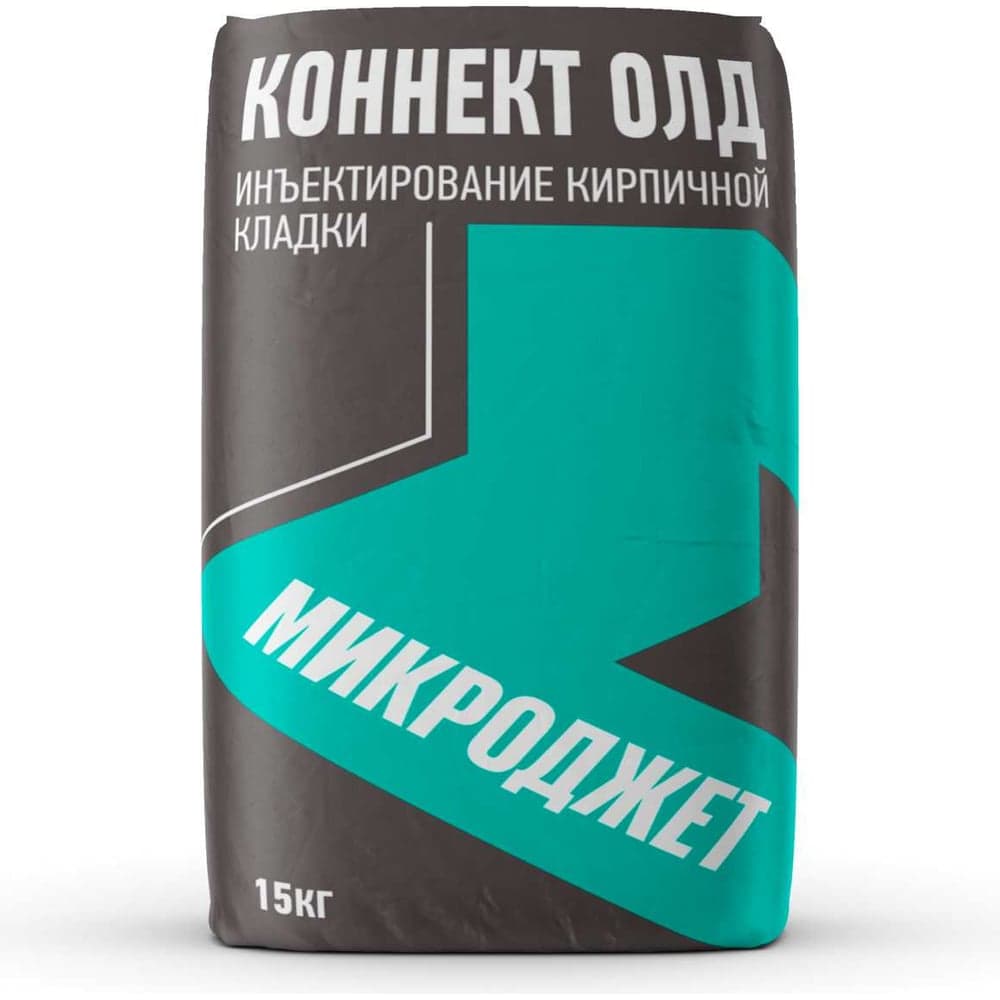 Инъекционный состав Микроджет КОННЕКТ ОЛД для инъектирования кирпичной и каменной кладки 15 кг 3067