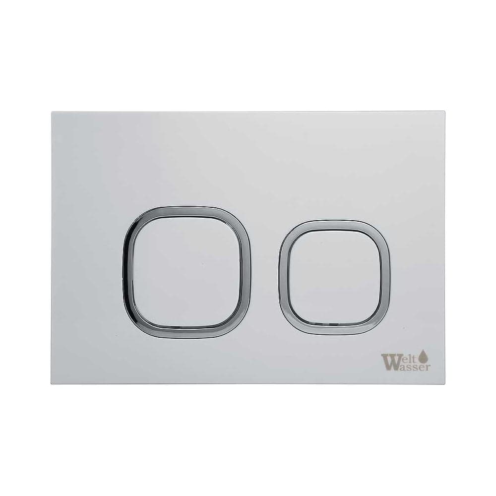 Кнопка для инсталляции Weltwasser WW AMBERG RD-WT белая 10000005629