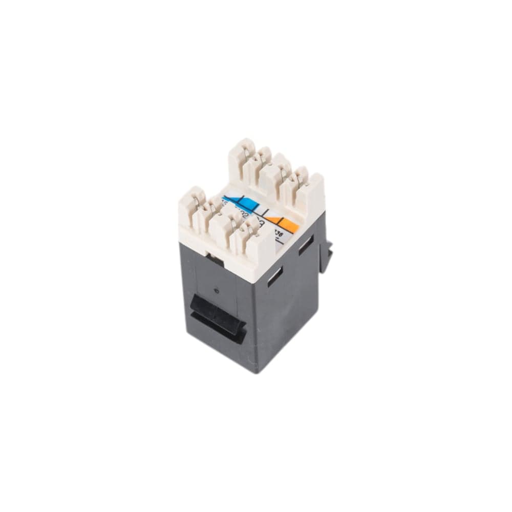 Коннектор Simon AMP, RJ12, 6 контактов, S73L, C, S88, чёрный 75528-39