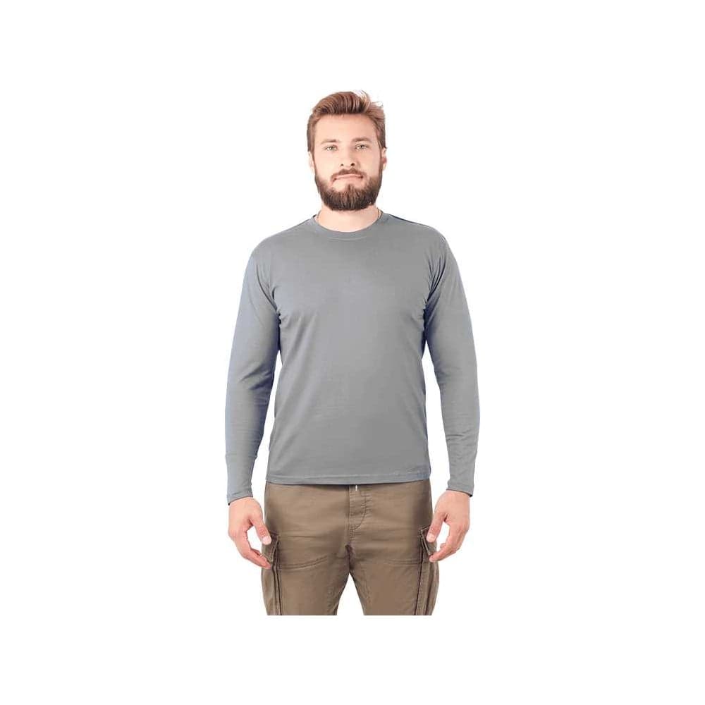 Футболка ГК Спецобъединение длинный рукав серая 160 г/м2 (112-116 (2XL)), Бел 053.05/112