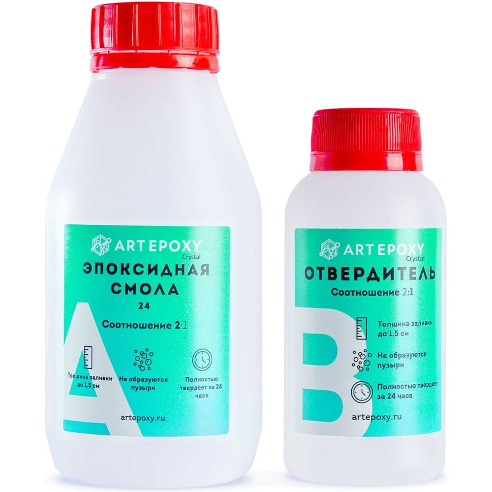 Быстросохнущая эпоксидная смола для творчества ArtEpoxy Quick 300 г Crystal ВИ-21621