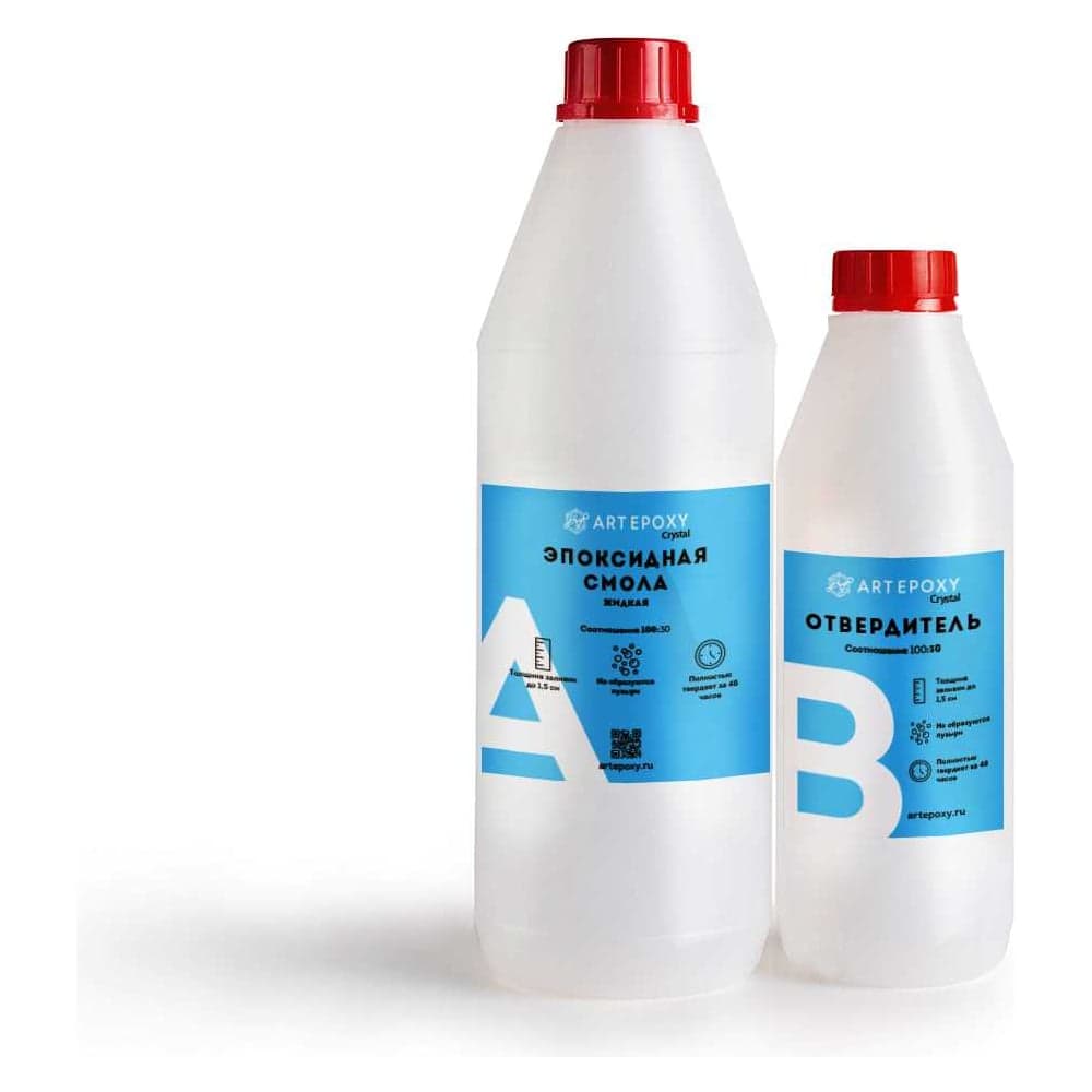 Жидкая эпоксидная смола ArtEpoxy 1 кг Crystal ВИ-21591