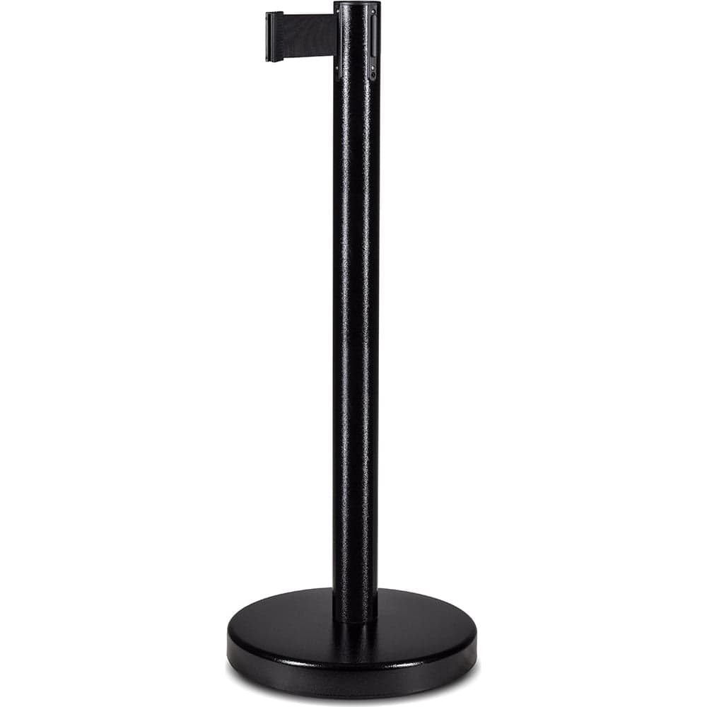 Стойка ограждения RUSBARRIER с лентой 5 м BSLN-327635 BLACK black