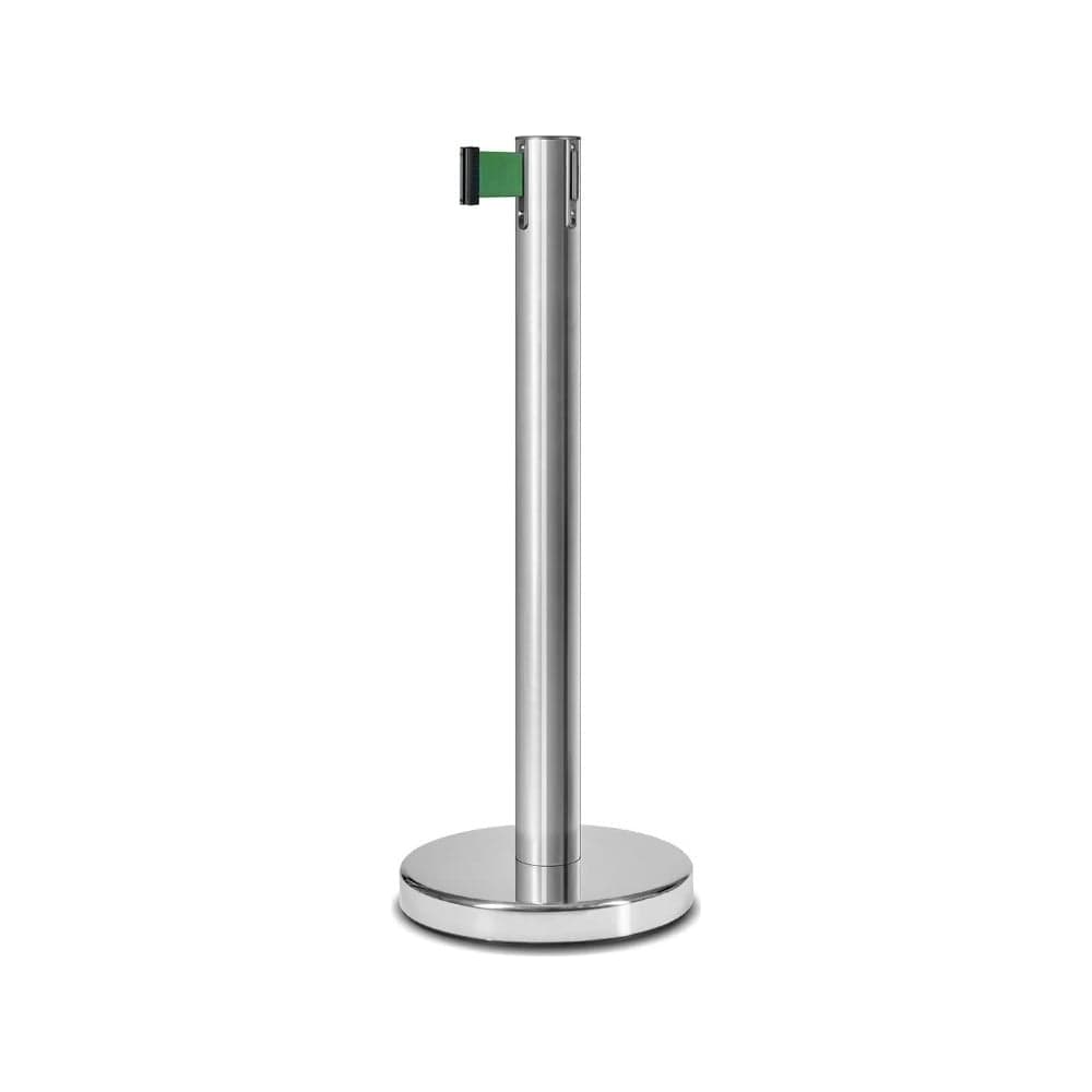 Стойка ограждения RUSBARRIER с лентой 3 м BSLN-226323 green