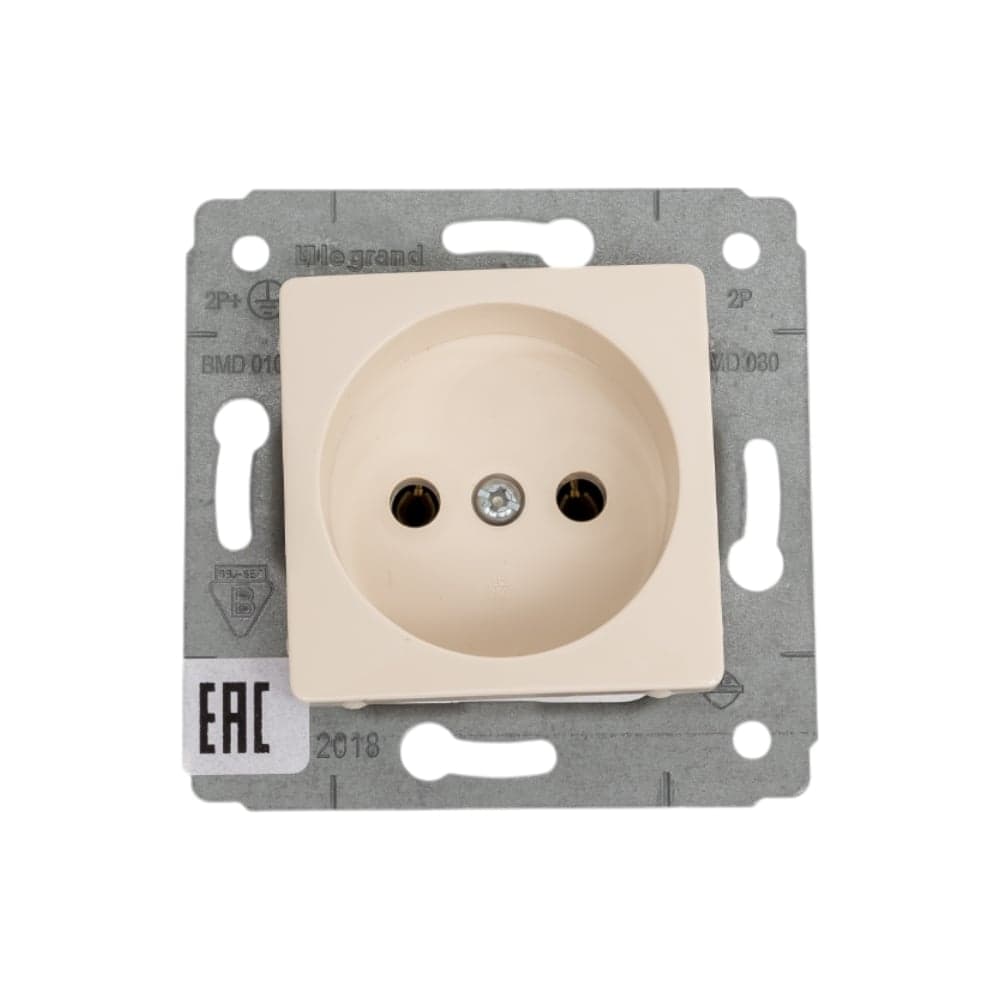 Розетка Legrand Cariva DIY 2К слоновая кость 695915
