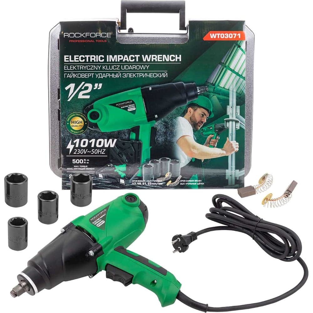Гайковерт ударный электрический Rockforce 1010W RF-WT03071(60035)