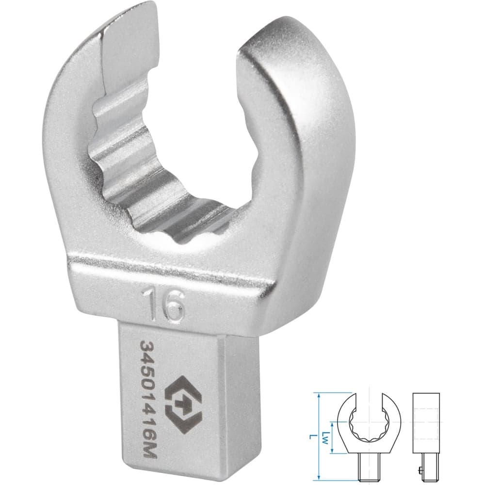 Насадка разрезная серии FIT 16 мм, 9x12 мм KING TONY 34501416M