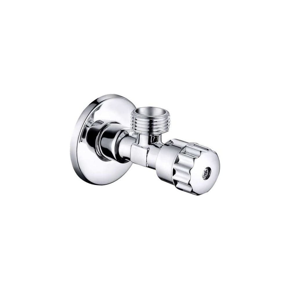 Кран угловой IDDIS с отражателем, 1/2; 3/4, кран-букса, латунь 910B0P2C4CZ