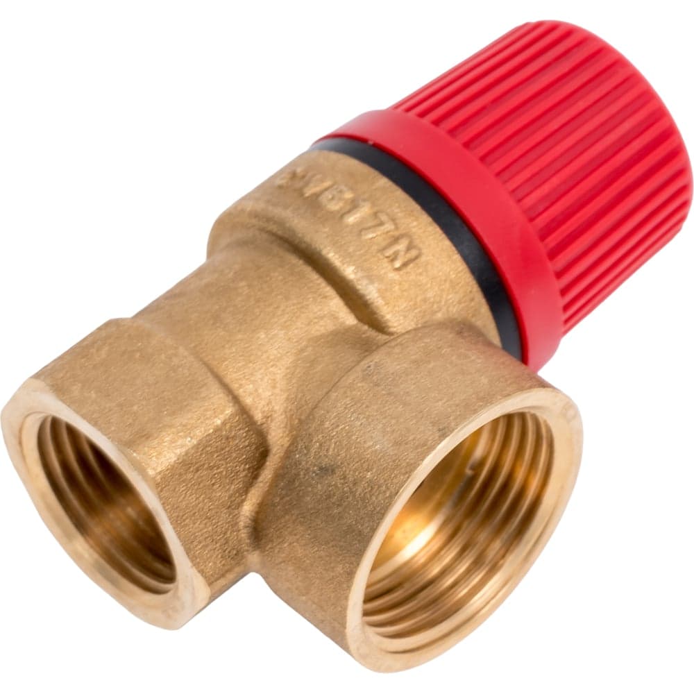 Клапан предохранительный для отопления ROMMER 3 бар, 1/2x3/4 дюйма RVS-0001-003015 RG0092LPJR4IOV