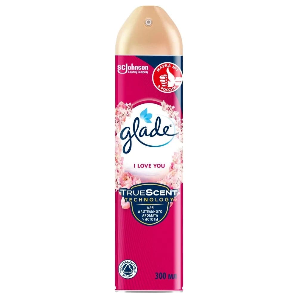 Аэрозоль GLADE I LOVE YOU, 300 мл 864913