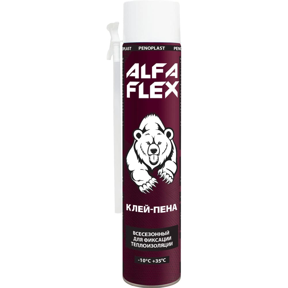 Клей пена ALFAFLEX монтажная, всесезонная 756795