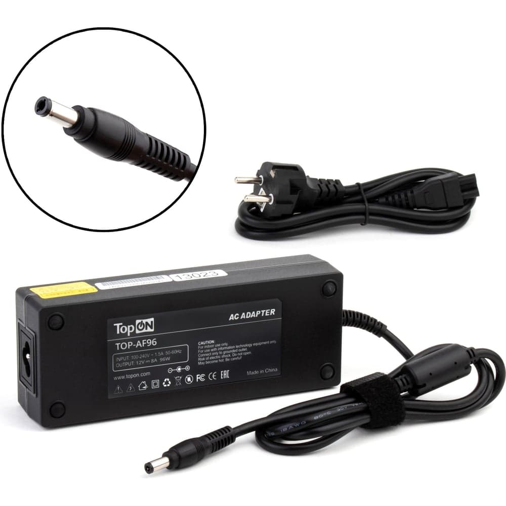 Блок питания TopON для ноутбука 12V 8A (5.5x2.5) 96W TOP-AF96