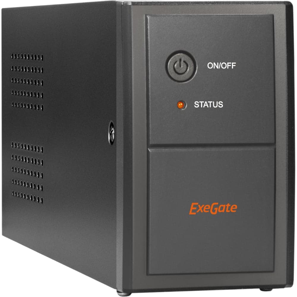Источник бесперебойного питания ExeGate Power Back BNB-800.LED.AVR.EURO <800VA/480W, LED, AVR 2 евророзетки, Black> 212516