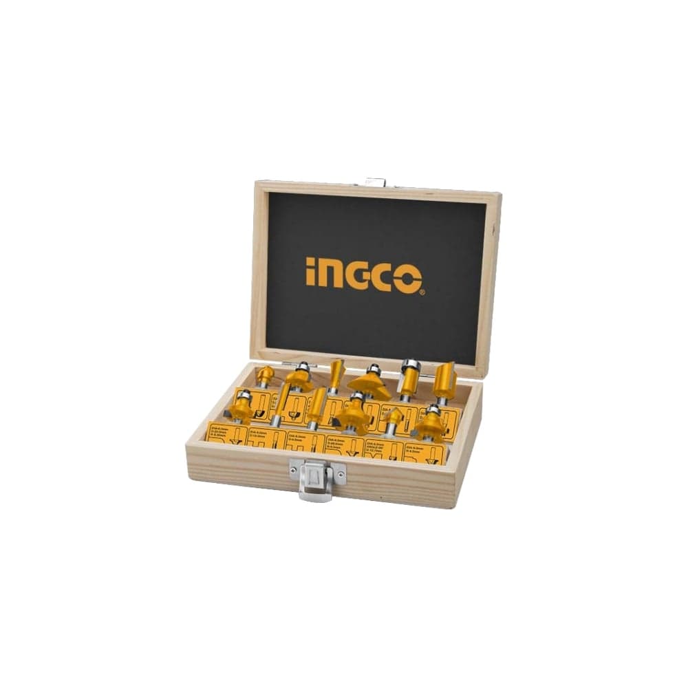 Набор фрез (12 шт; хв-к 12 мм) INGCO AKRT1221