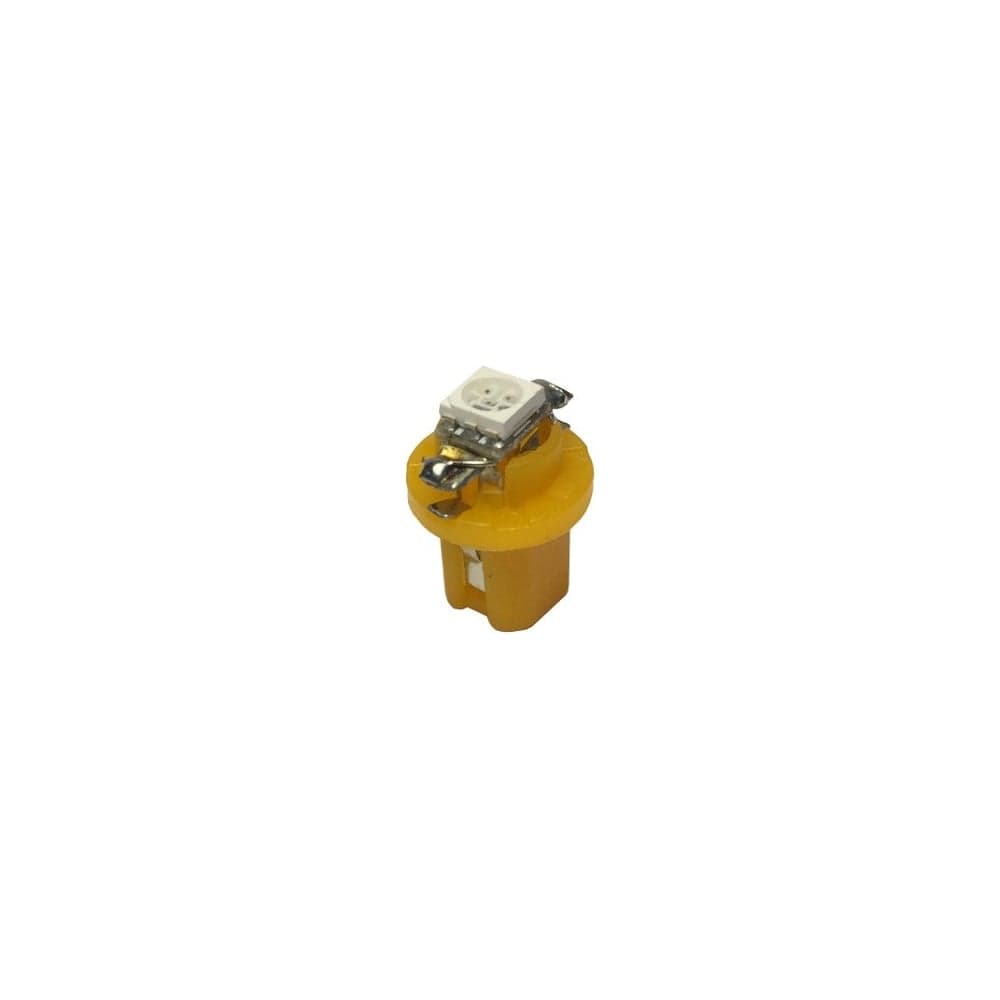 Светодиод Nord-Yada T5 B8,5d-02 (1SMD) 12V W1.2W Base: B8.5d желтый TM NORD YADA (2 шт в 1 упаковке) 901989
