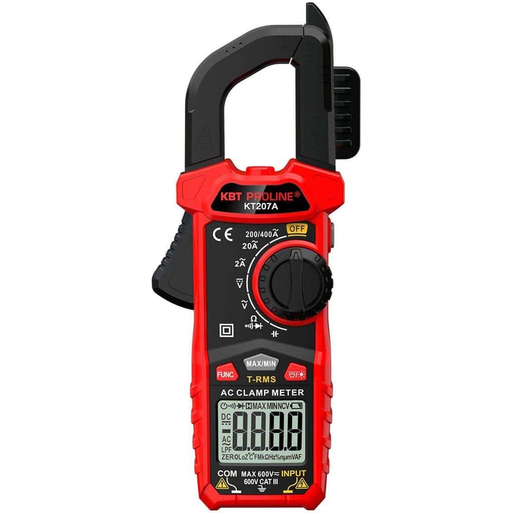Токовые клещи цифровые КВТ KT 207A серия PROLINE 91919
