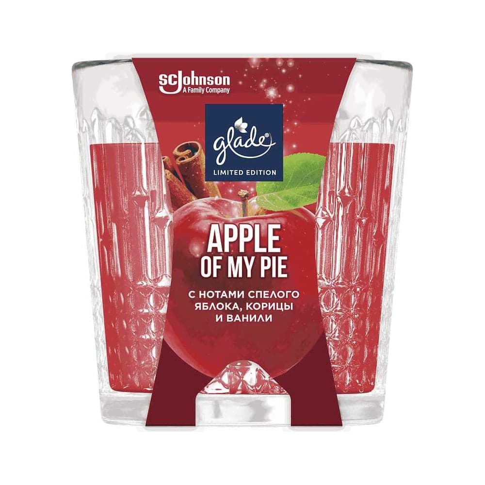 Ароматическая свеча GLADE LTO Apple of My Pie, 130 г 865069