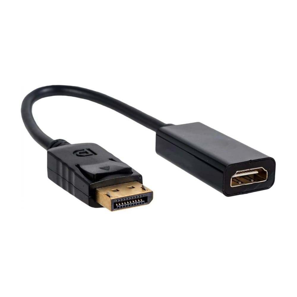 Адаптер PALMEXX ADP002 DP(m)-HDMI(f), 4K/30Hz, 0.15м, чёрный PX/DP-HDMI