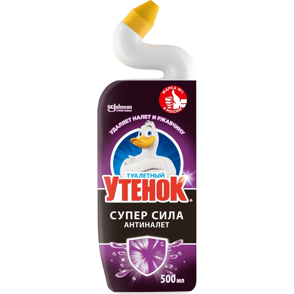 Чистящее средство для унитаза ТУАЛЕТНЫЙ УТЕНОК “Антиналет, 500 мл 865040
