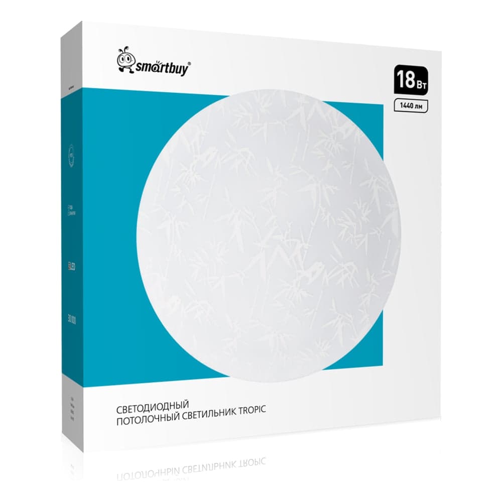 Светодиодный потолочный светильник Smartbuy (LED) 18Вт 260х55мм TROPIC SBL-TROP-18-65