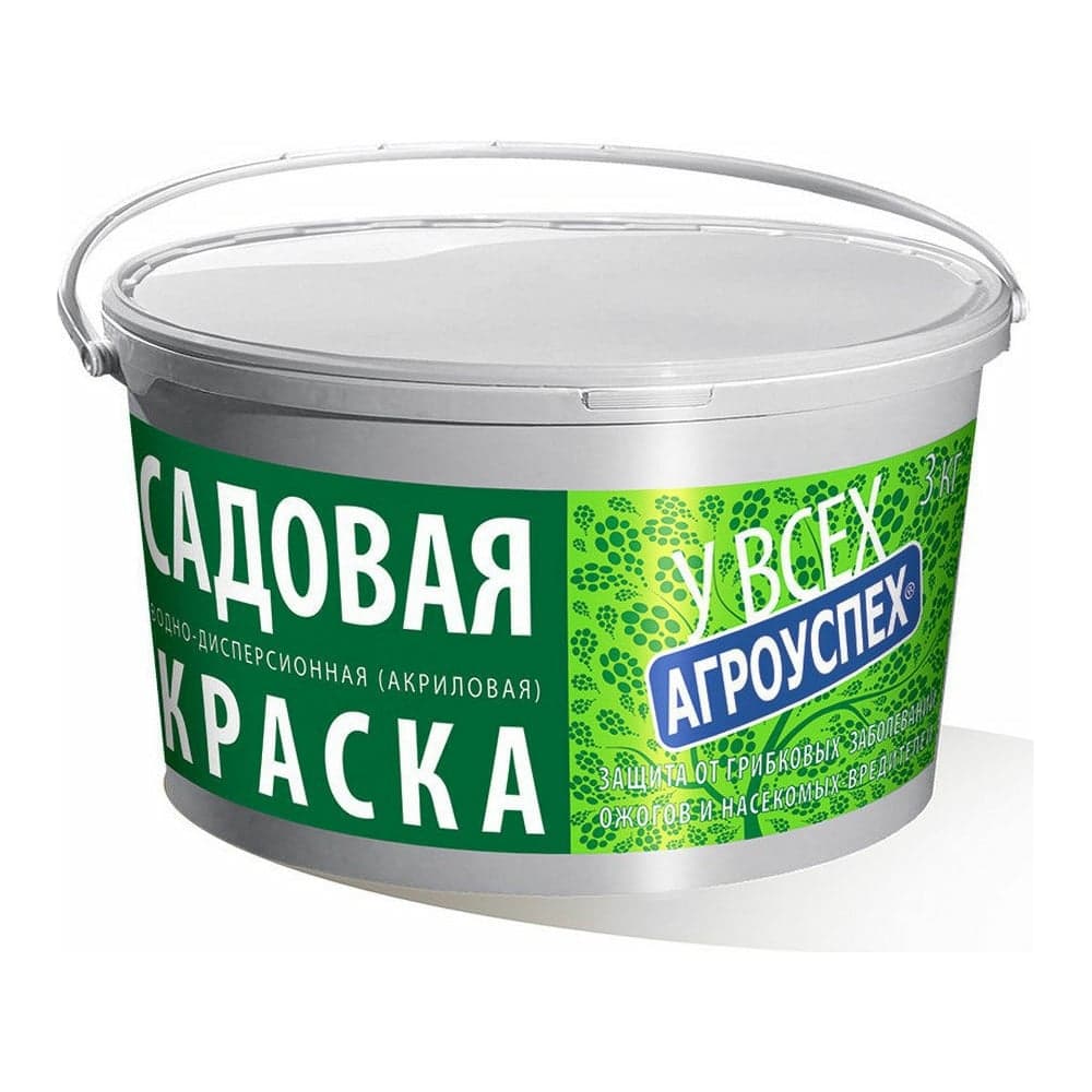 Защитная краска для садовых деревьев АГРОУСПЕХ 3 кг 87738 087738