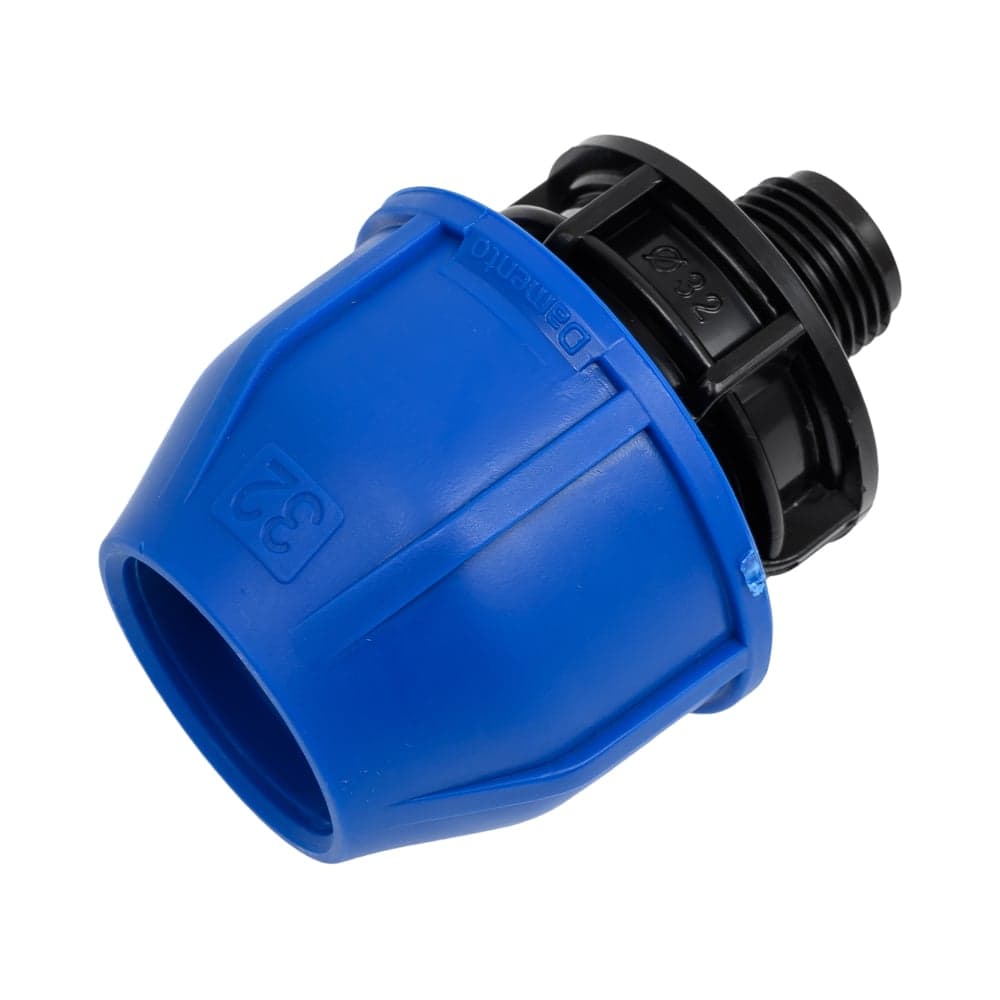 Муфта переходная Damento 32x1/2", наружная резьба, ПНД 011167