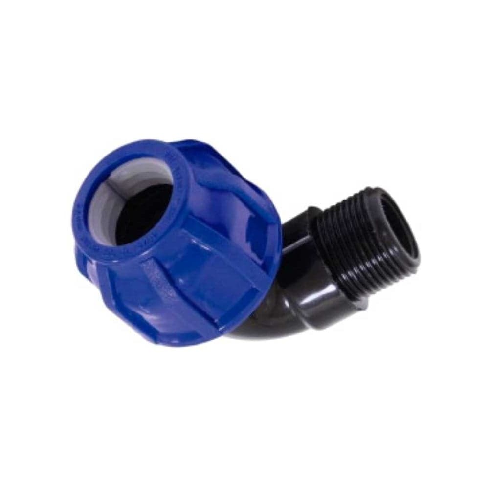 Отвод переходной Damento 20x3/4", наружная резьба, ПНД 011248
