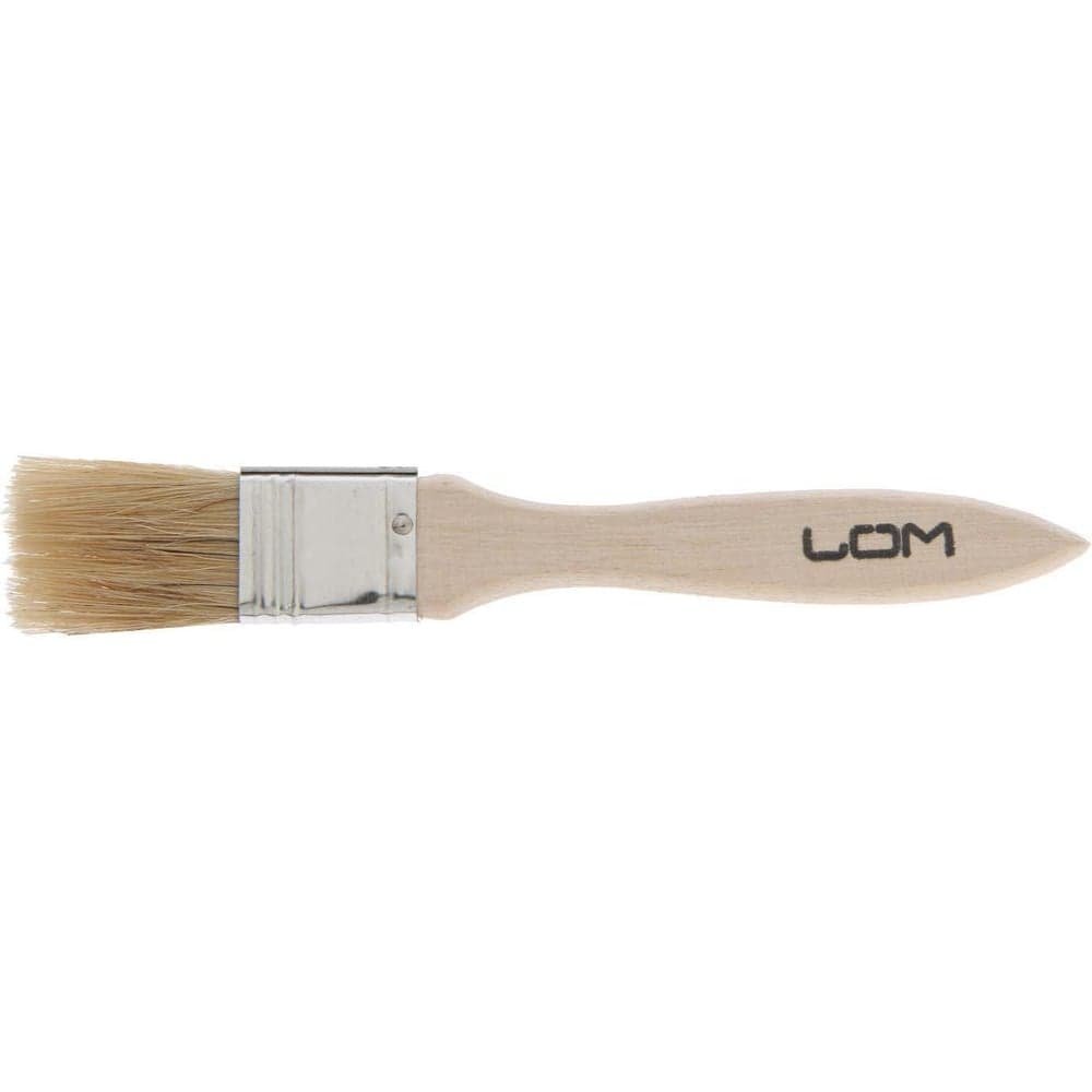Плоская кисть LOM натуральная щетина, деревянная ручка, 3/4", 20 мм 5239763