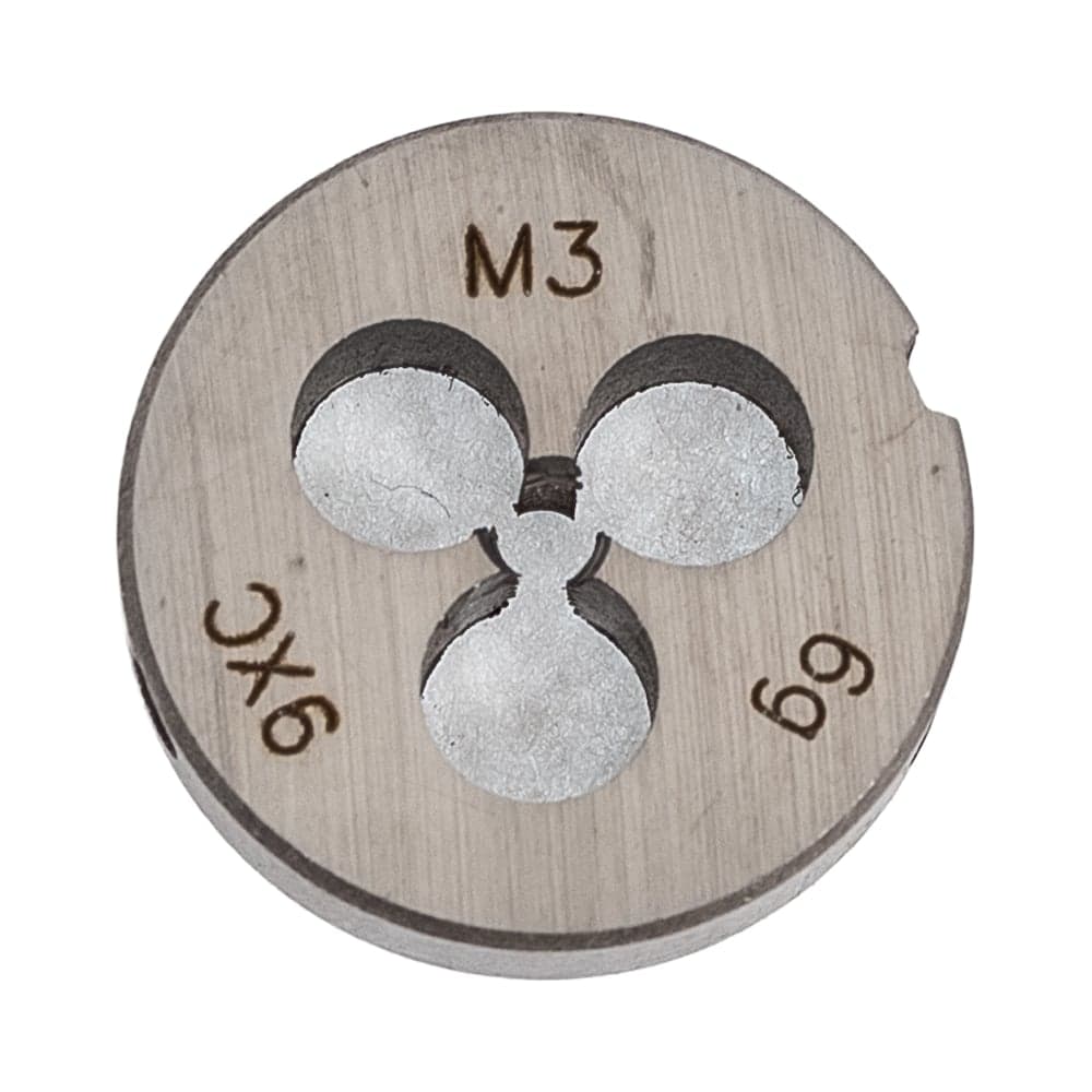 Плашка WOLFSTAR метрическая М3,0х0,5 9ХС Гост 9740 dr03050