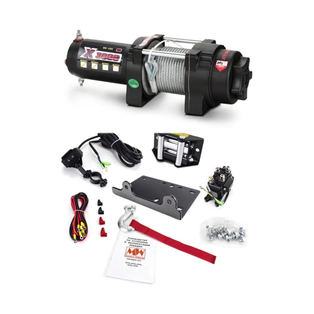 Электрическая лебедка для квадроцикла Master-Winch MW X 3000 12 В 4.01.02.02
