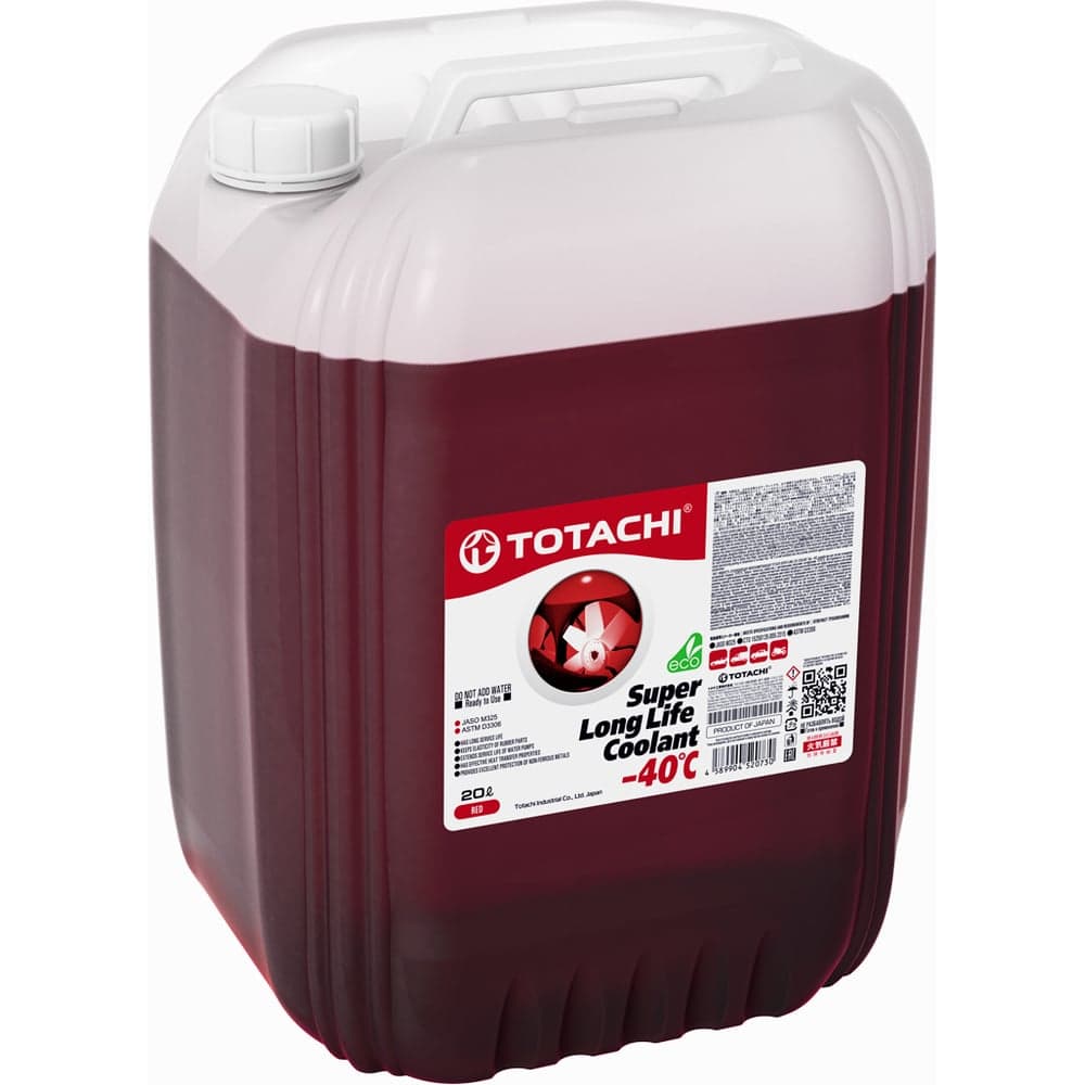 Охлаждающая жидкость TOTACHI SUPER LLC Red -40C 20л 4589904520730