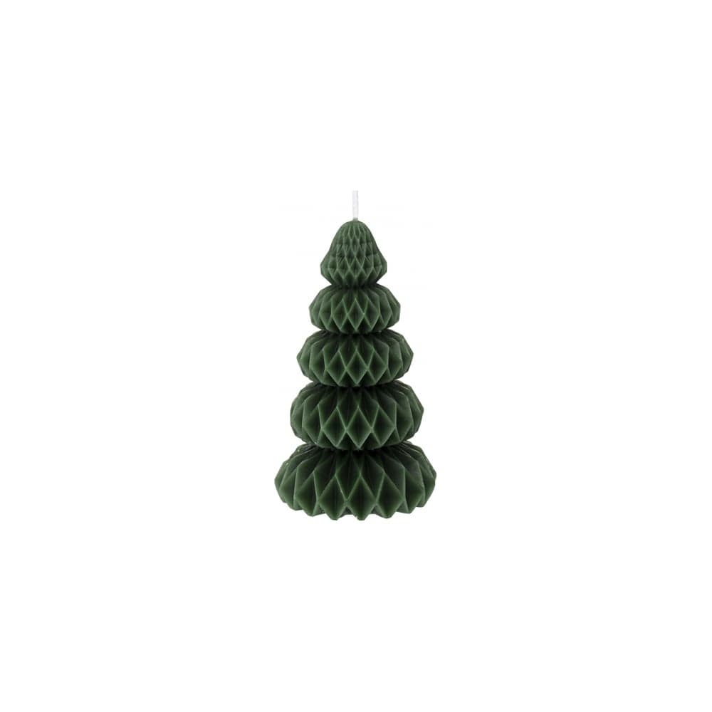 Свеча декоративная Tkano Origami зеленого цвета из коллекции New Year Essential TK24-NY_CND0014