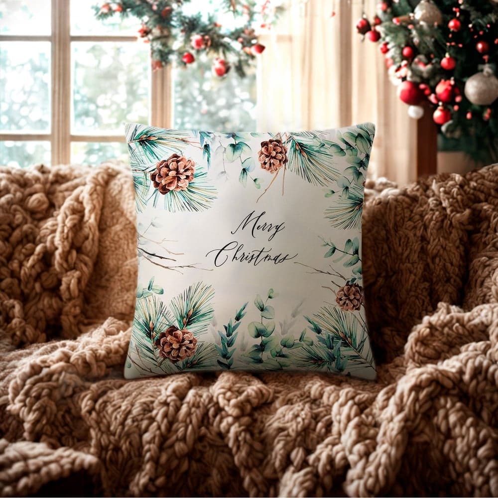 Чехол на подушку Этель Merry Christmas 40x40 см, 100% полиэстер, велюр 10401511