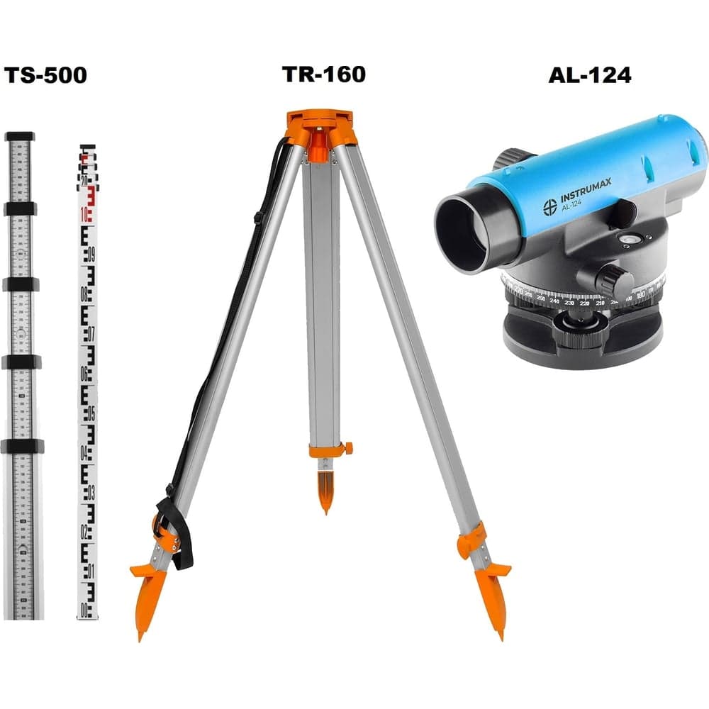 Комплект INSTRUMAX: нивелир AL-124 + рейка TS-500 + штатив TR-160 IM0131_К