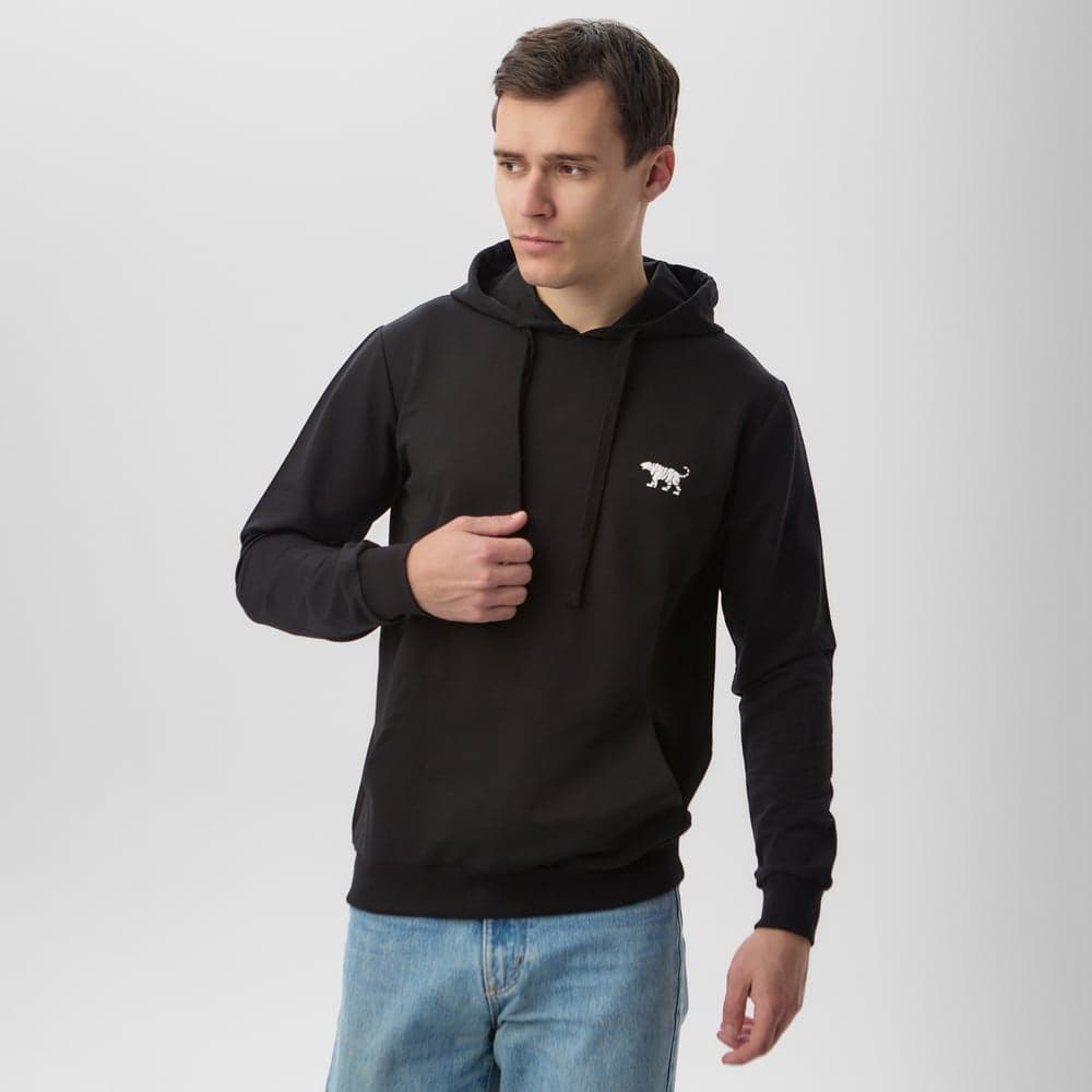 Толстовка мужская с капюшоном MIST Men's casual размер 48, черный 10197639
