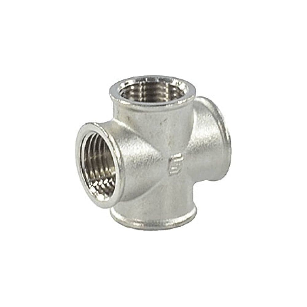Крест SantechSystems Ду20 м/м, латунь, никель 128-9025
