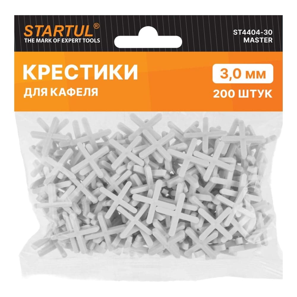 Крестики для кафеля MASTER 3 мм, 200 шт STARTUL ST4404-30