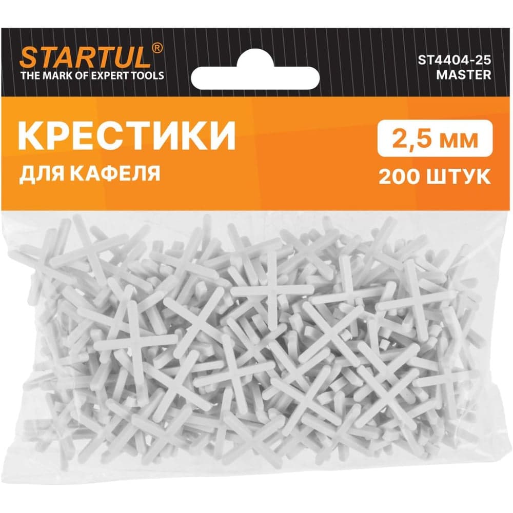 Крестики для кафеля MASTER 2.5 мм, 200 шт STARTUL ST4404-25