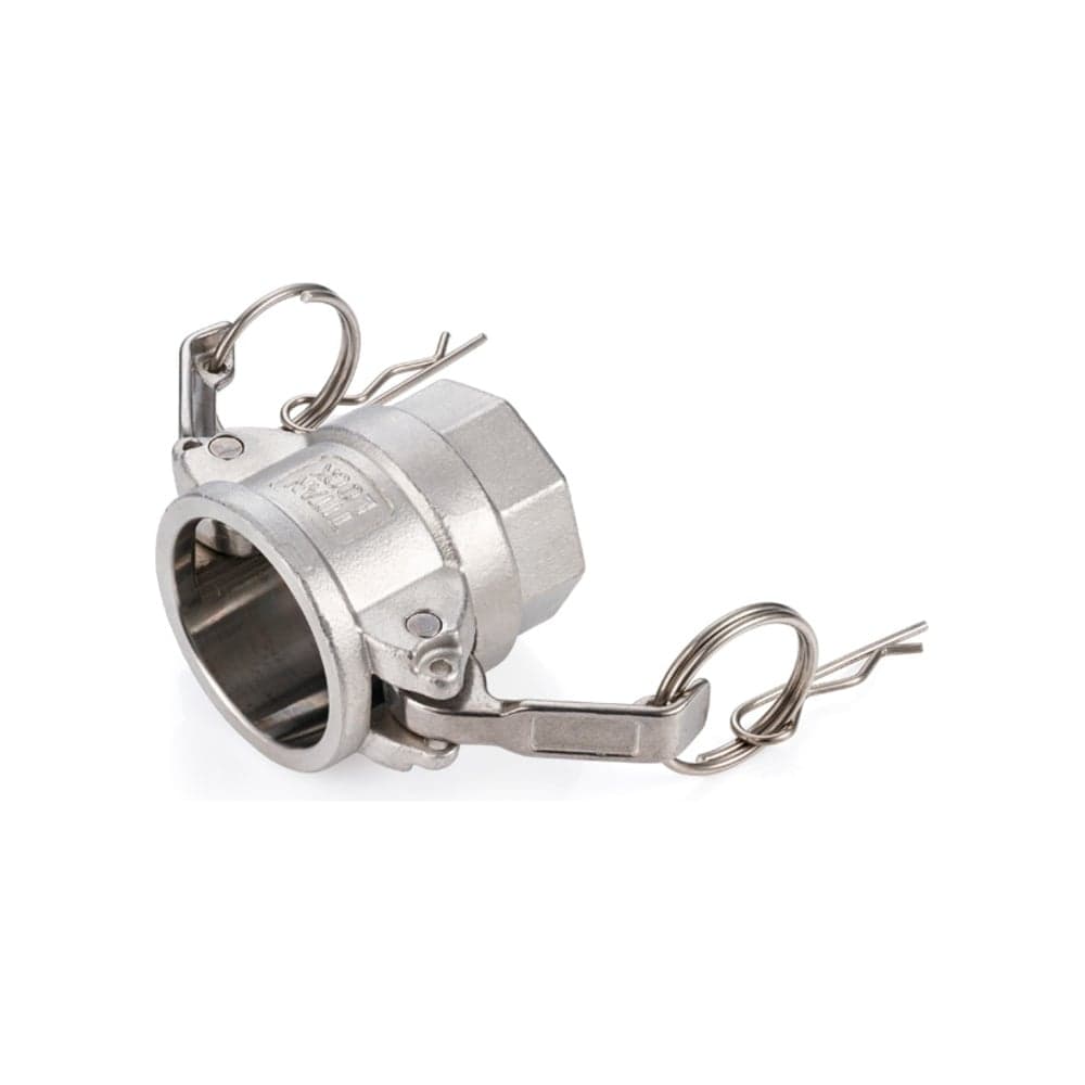 Камлок тип D TITAN LOCK серия EcoLine розетка, внутренняя резьба BSP 1 1/4, AISI304, TL125DSS-EL