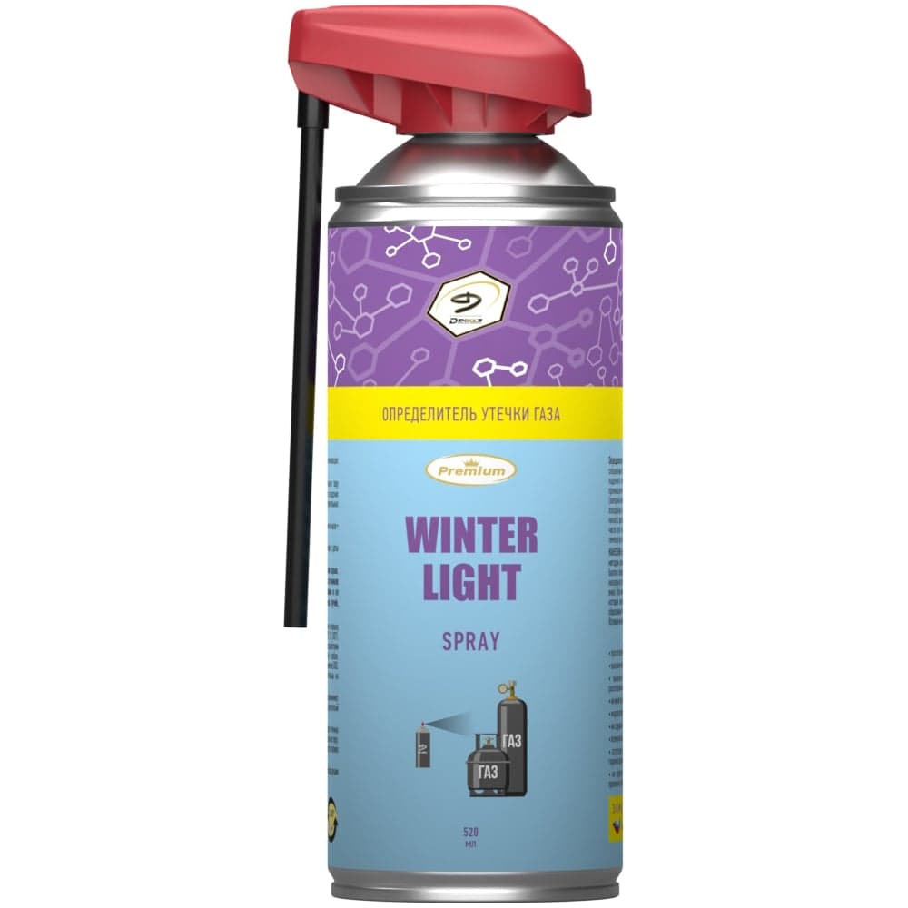 Определитель утечки газа Denzol's «WINTER LIGHT» с актутором, баллон 520 мл DT00041 - 2