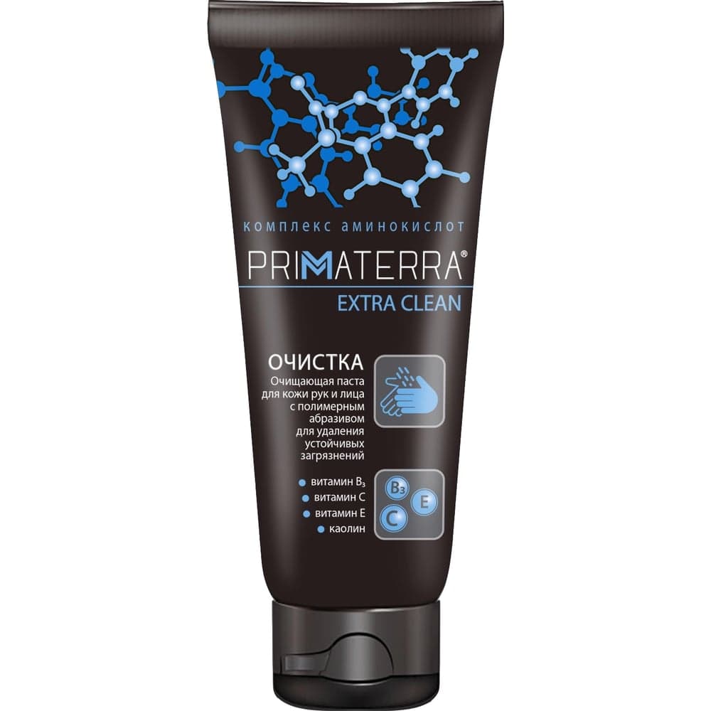 Паста с полимерным абразивом от устойчивых загрязнений TM PRIMATERRA EXTRA CLEAN туба 200 мл 1332