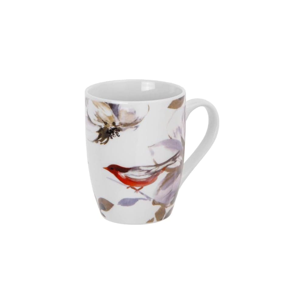 Кружка керамическая PERFECTO LINEA 360 мл, FLOWER BIRD-2, 30-063642