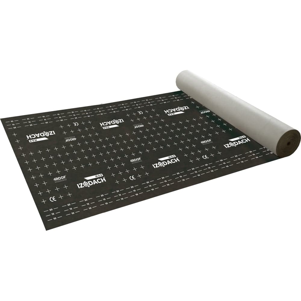 Диффузионная мембрана 4Roof IZODACH MAX, 1,5x50 м, 3 слоя, плотность 130 гр/м2 117121