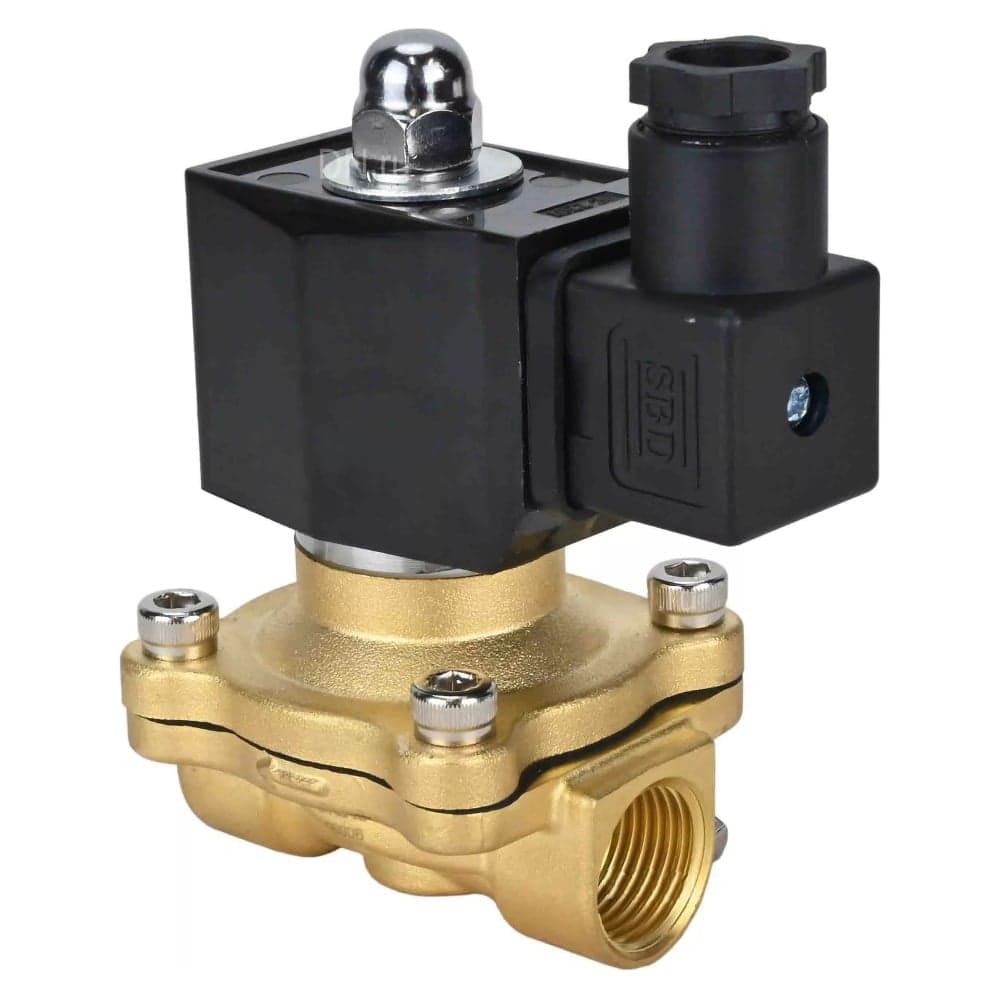 Клапан электромагнитный DN.ru VS2W-300E-NC Ду6 Ру10 двухходовой, латунь, EPDM, 24В AC D130-04375