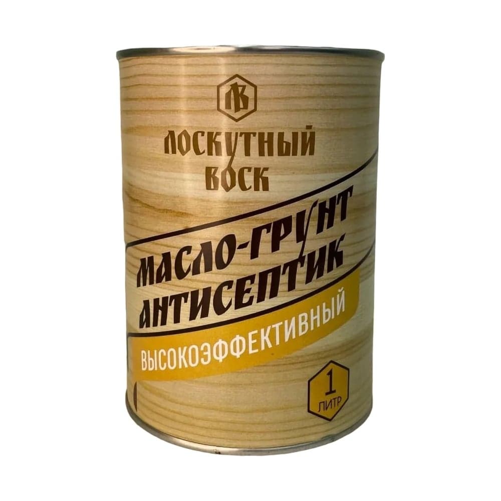 Масло-грунт антисептик Лоскутный воск 1 л МГА0100