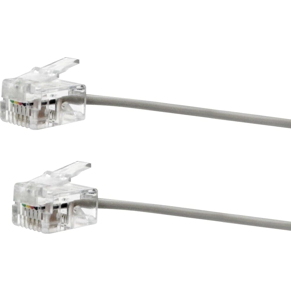 Телефонный шнур OXION L=20м, серый (6P4C), арт. OX-PH6P4CWC20MPB-GR